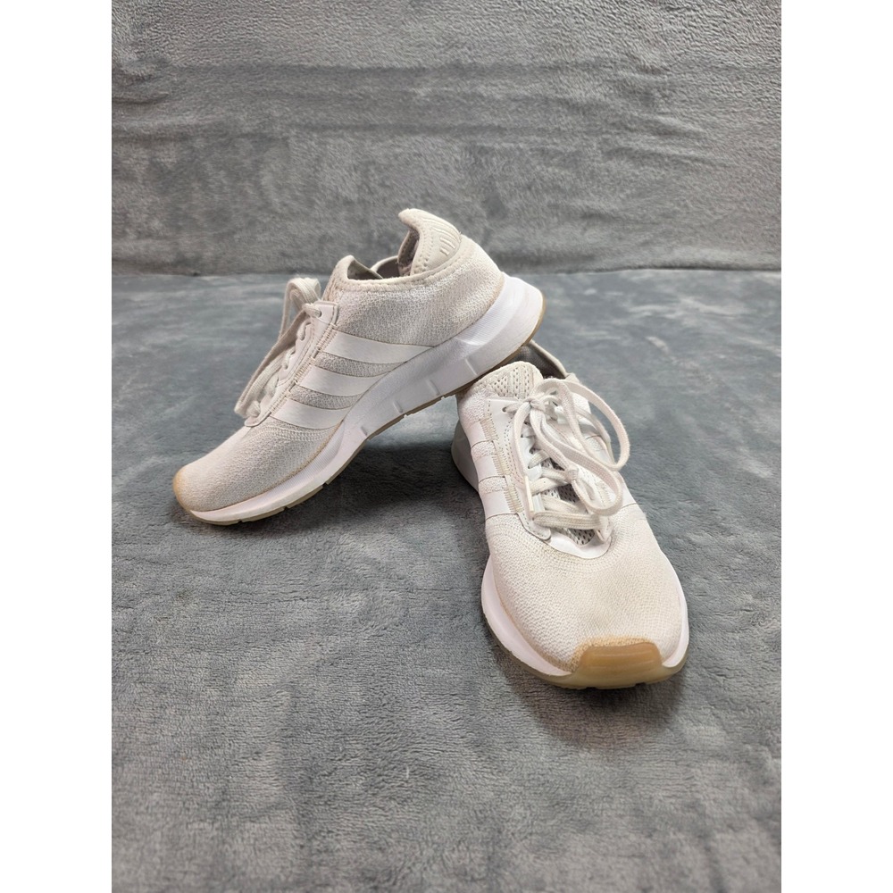 Adidas Swift Run X White Mesh Sneakers FY2138 Womens 6.5 Low Top Running Shoes